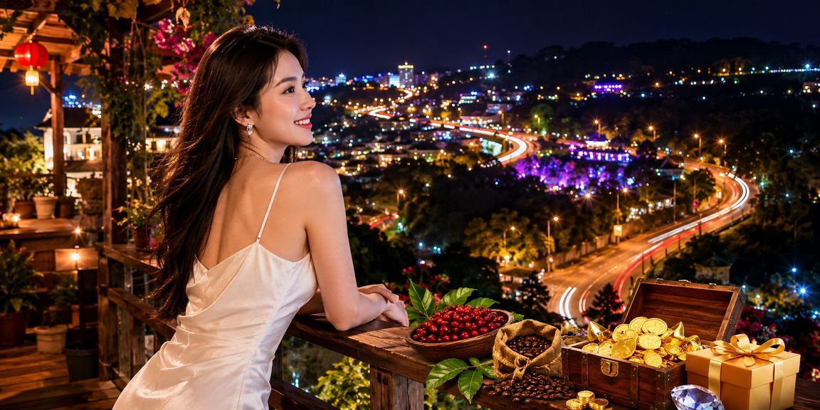 Người dùng Đà Lạt đăng ký tài khoản và nhận thưởng tân thủ tại quán cà phê