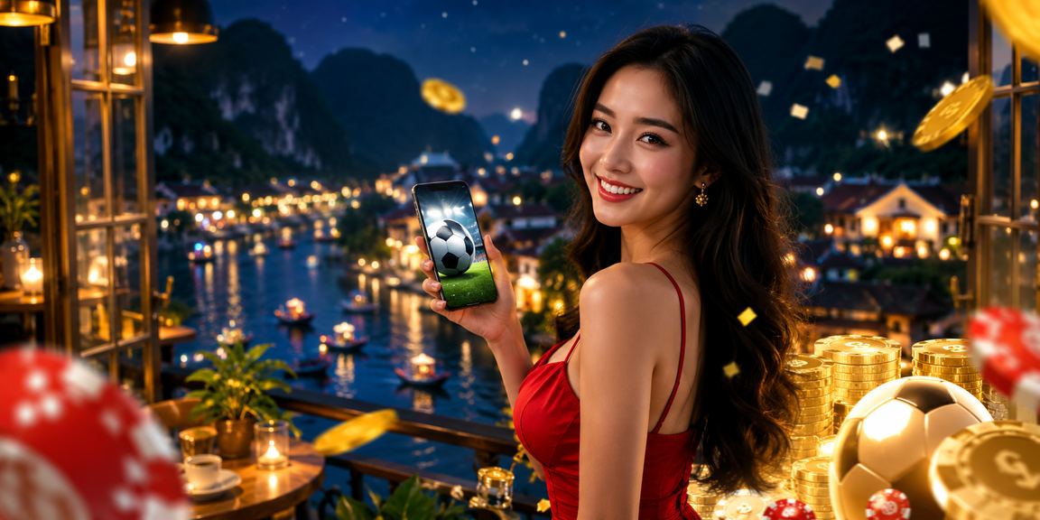 Người dùng Ninh Bình theo dõi kèo bóng đá buổi sáng trong quán cà phê trên điện thoại